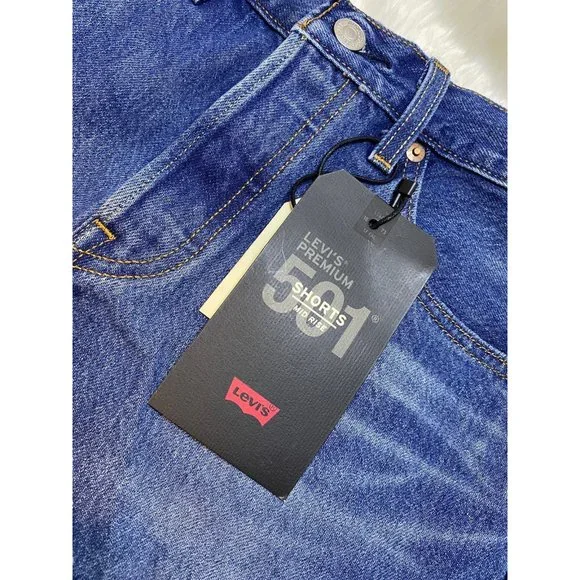 Levi’s Premium 501 Denim Shorts - Picture 2 of 6